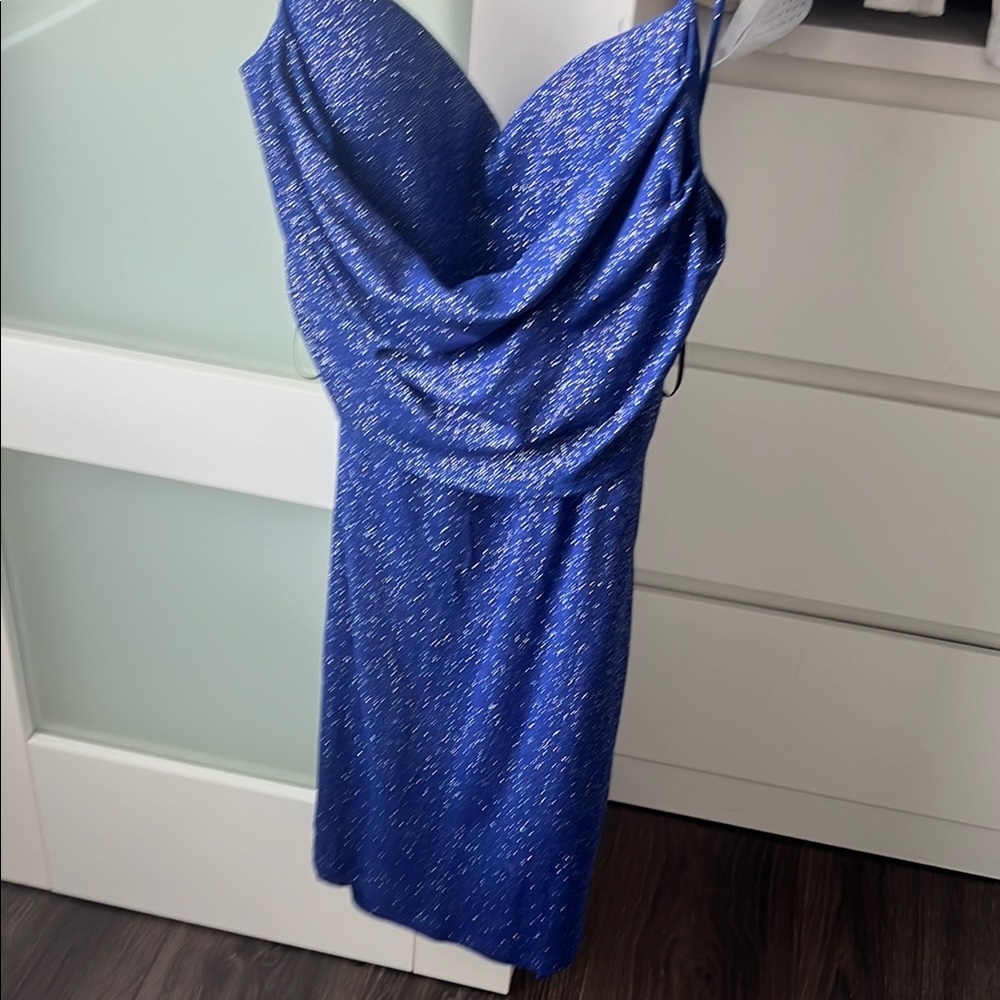 Windsor Blue and White Mini Dress